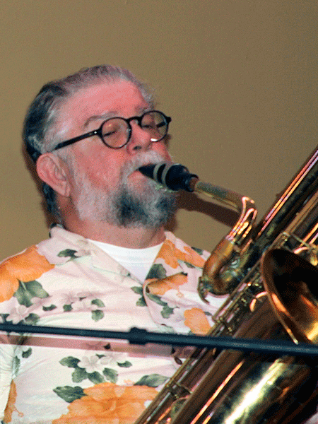 Robert Young, saxophone, cornet, from Santa Rosa, CA